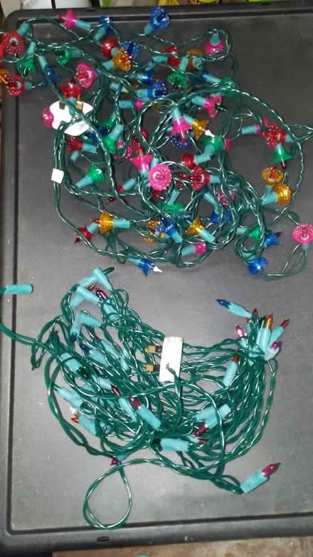 Photo of free 2 sets vintage Christmas lights (Rudgwick RH12) #1