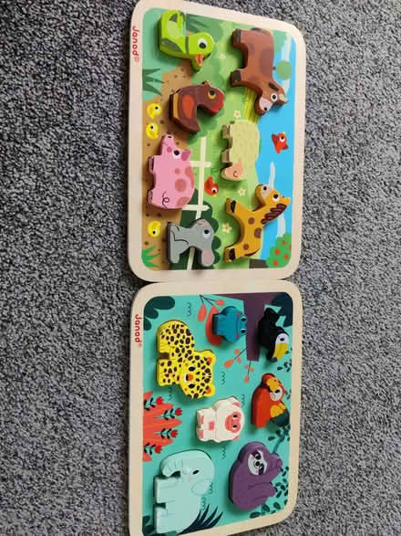 Photo of free 2 Wooden Puzzles (Highfields ST17) #1