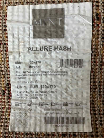 Photo of free Shag pile rug. 120 x 170 (Long Ditton, KT6) #2