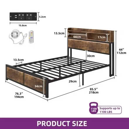 Photo of free Super king size bed frame (Telford lawley) #2