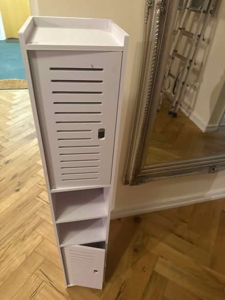 Photo of free Narrow Bathroom Shelving unit (Nw8) #1