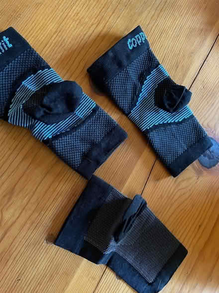 Photo of free 3 size small plantar fascia sleeves (Wedgwood) #1