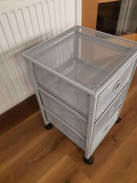 Photo of free Metal filing cabinet on wheels (Bury BL8) #2