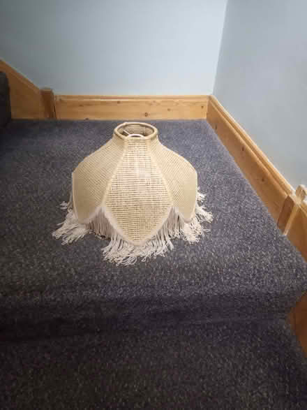 Photo of free Rattan ceiling light shade (Hockley Heath B94) #1