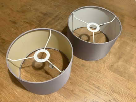 Photo of free Two fabric lampshades (Malvern WR14) #1