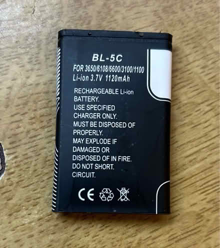 Photo of free BL-5C Rechargeable Li-ion battery (Gedling NG4) #1