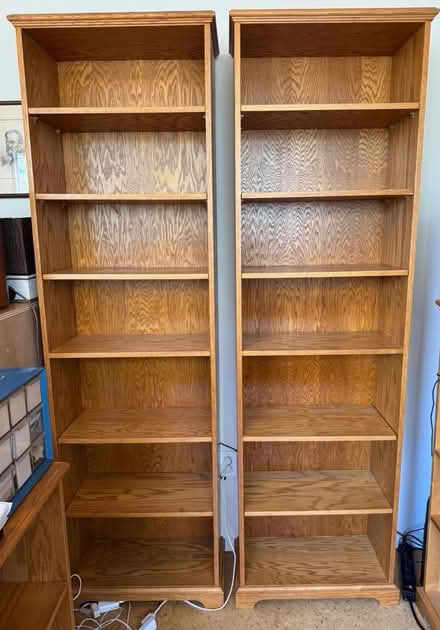 Photo of free 7' tall bookcases (NW Lexington (near Estabrook)) #1