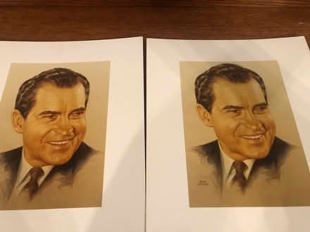 Photo of free Bob Hoke sketch of Nixon (Southbridge) #2