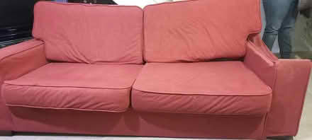 Photo of free Red sofa (Sharmans Cross B90) #1