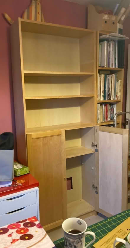Photo of free IKEA Billy bookcase and cupboard (Towards Shotgate) #1