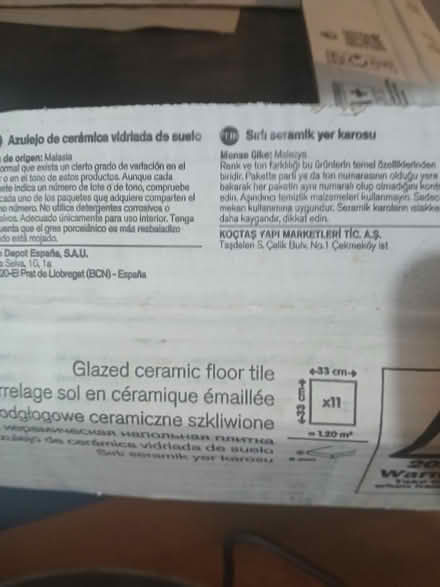 Photo of free Glazed ceramic floor tiles (Borehamwood WD6) #2