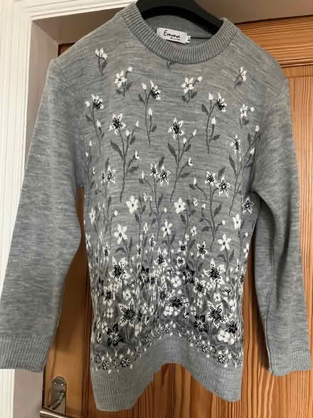 Photo of free Grey jumper and grey gloves (Chorley Moor PR7) #1