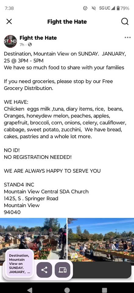 Photo of free Groceries Drive Thru (Mtn View) #1