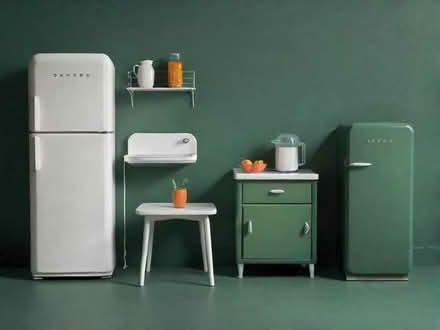 Photo of Small dinning table, bedside cabinet, fridge freezer (Woodside SE25) #1