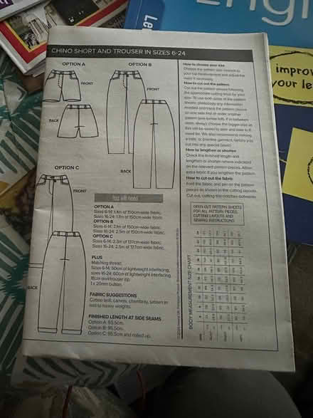 Photo of free Dressmaking pattern (Upper Norwood SE19) #2
