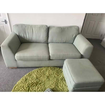 Photo of free Green Two Seater Sofa And A Single Sofa (CT20) #1