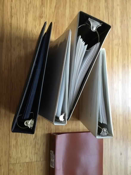 Photo of free Five three ring binders (Upper Saddle River NJ 07458) #1