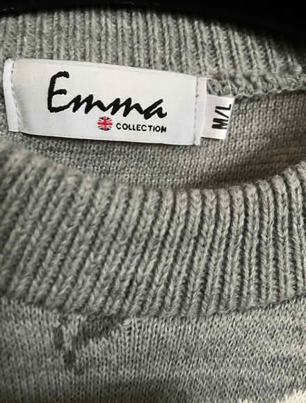 Photo of free Grey jumper and grey gloves (Chorley Moor PR7) #3