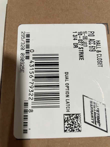 Photo of free Schlage Interior Door Handle (Winchester) #2