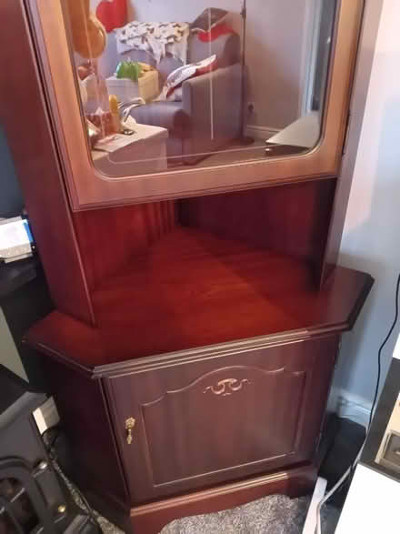 Photo of free Large display corner cabinet (Penwortham PR1) #1