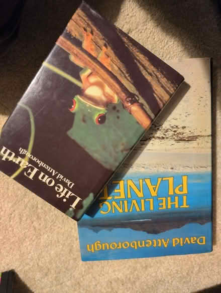 Photo of free 2 David Attenborough hardback books (Cranham Gate GL3) #1