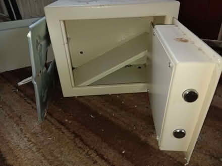 Photo of free Small, white domestic (safe) lock box (Knaresborough HG5) #1