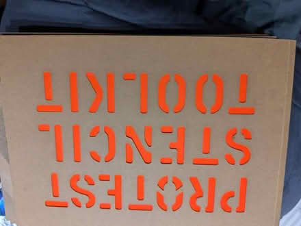 Photo of free Stencil protest kit (Manchester M19) #1