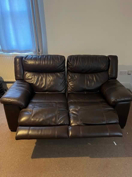 Photo of free Chocolate 2 Seater Recliner Sofa (Belper DE56) #2