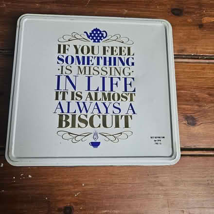 Photo of free Square empty tin (Caldecott OX14) #1