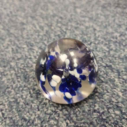 Photo of free Blue glass paperweight (Sydenham SE26) #1