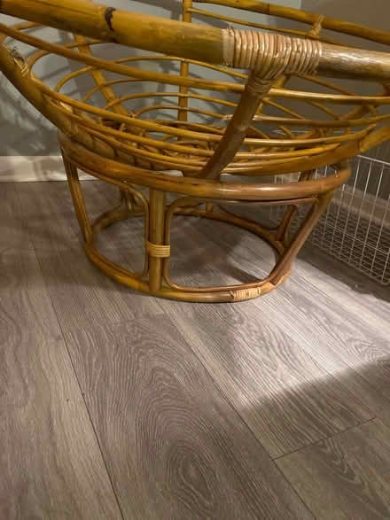 Photo of free Wooden Circle Chair No Cushion (lisle, il) #2