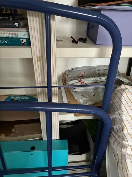 Photo of free Blue metal single kids bed (TN4) #2