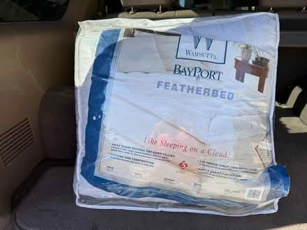 Photo of free Feather bed (Sunnyvale near Wolfe and Reed) #1