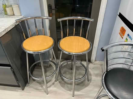 Photo of free 3 Breakfast bar stools (Enfield EN3 (Enfield Lock) #1