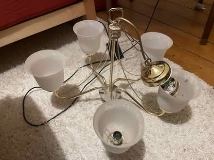 Photo of free Gold color chandelier (Leith EH6) #1