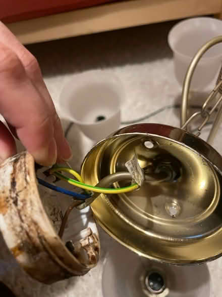 Photo of free Gold color chandelier (Leith EH6) #4