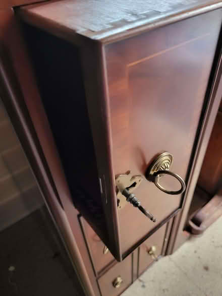 Photo of free Tv cabinet with lockable draws (Heysham LA3) #2