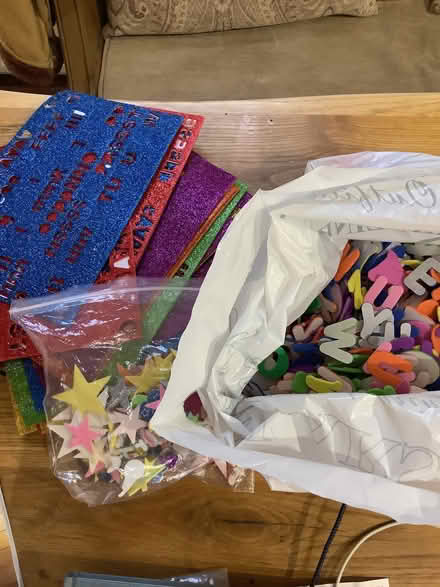 Photo of free Bag of foam stick on letters (Bear Flat) #1