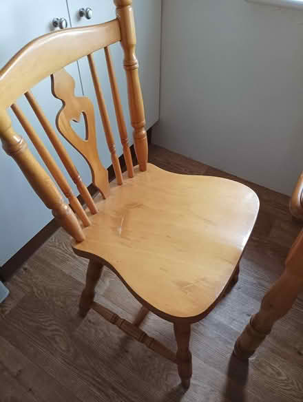 Photo of free Solid wood table and chairs (Maynooth, near train station) #3