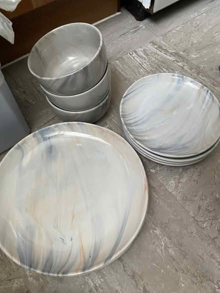 Photo of free Marble effect Plates (Bow E3) #3