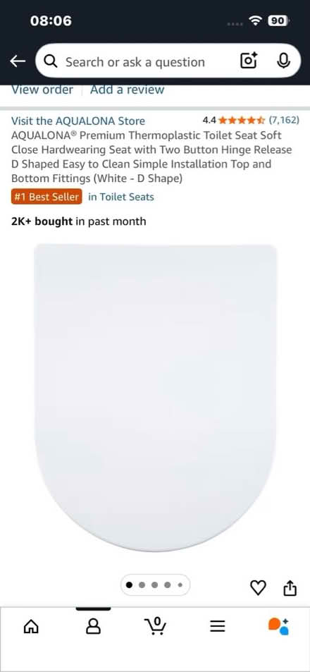 Photo of free Brand new toilet seat (SP11 Kimpton, Hampshire) #3