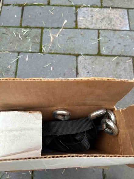 Photo of free Trampoline tie down anchor kit (Haldens AL6) #2