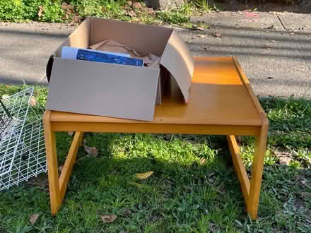 Photo of free Small dresser under shelf baskets (224 C Street, San Rafael) #3