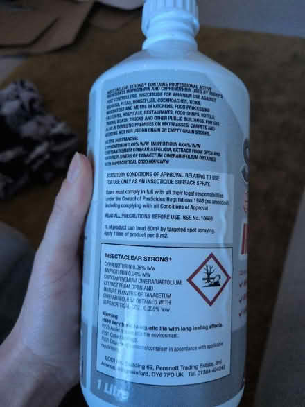 Photo of free Insecticide spray (Crouch End N8) #3