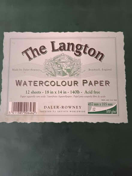 Photo of free Watercolour paper The Langton (Chipping Ongar CM5) #1