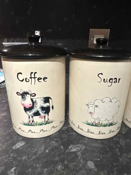 Photo of free Tea, coffee, sugar, biscuit jars (Penrith CA11) #2