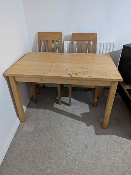 Photo of free Table & Chairs (Trench Road TN10) #1