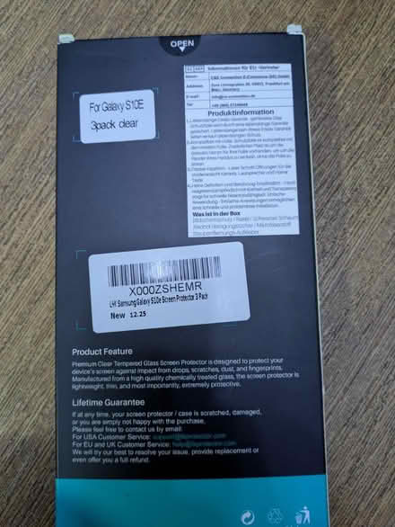 Photo of free Screen protector S10E (Chatham ME5) #1