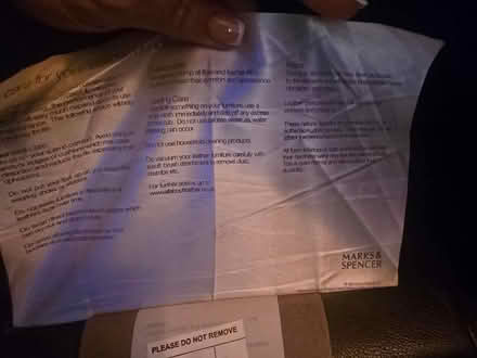 Photo of free Brown leather sofa (North Baddesley, Southampton) #3