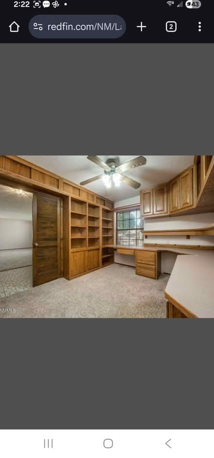 Photo of free Solid wood, home office cabinetry (S. UNIVERSITY near Telshor) #1